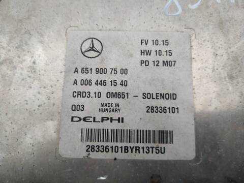 Foto 2ª: Centralita Motor ECU Mercedes Clase C 160 C 220 CDI BLUEEFFICIENCY 204.002) 170CV 125KW [651911] (2012)