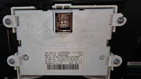 Foto 3ª: Cuadro de Instrumentos Peugeot 508 9HD (2012)