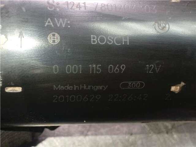 Foto 2ª: Motor de Arranque Bmw X5 3.0 TD 173KW (E70) CAT