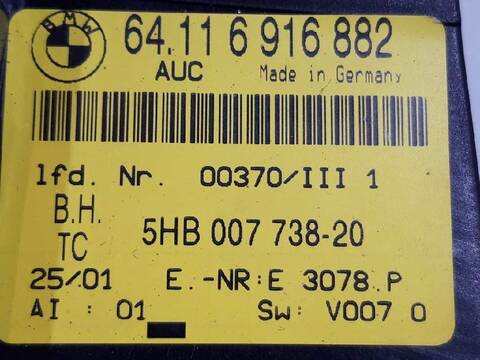 Foto 3ª: Mando Climatizador Bmw Serie 3 315 M3 COUPE 343CV 252KW [S54326S4] (2001)