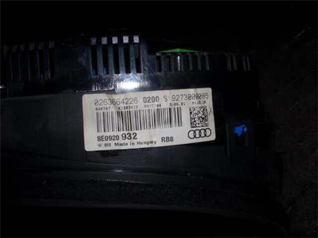 Foto 2ª: Cuadro de Instrumentos Audi A4 2.0 TDI (140CV) [BRE]