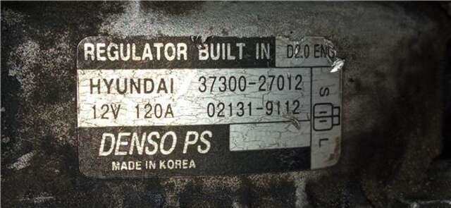 Alternador Hyundai Santa Fe 2.0 CRDI 4X4