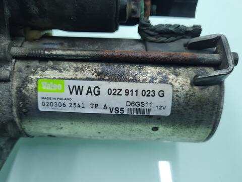 Foto 2ª: Motor de Arranque Volkswagen Golf GT SPORT BERLINA 170CV 125KW [BLG] (2006)