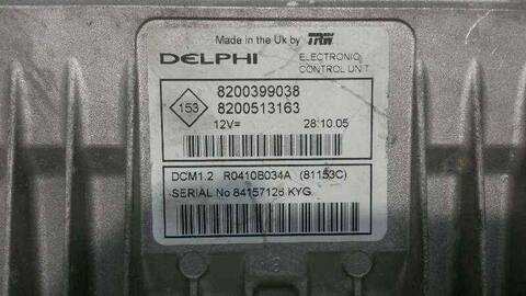 Centralita Motor ECU Nissan Micra 1.5 DCI TD CAT 68CV 50KW