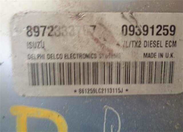 Centralita Motor ECU Opel Corsa 1.7 DI