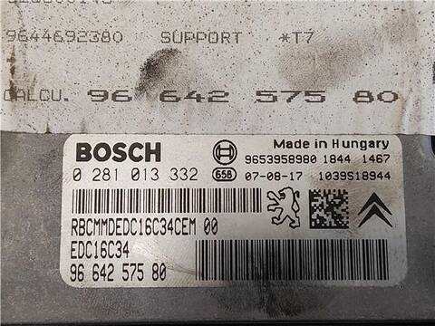 Foto 3ª: Centralita Motor ECU Peugeot 308 1.6 HDI 109CV 80KW [9HZ (DV6TED4)] (2007)