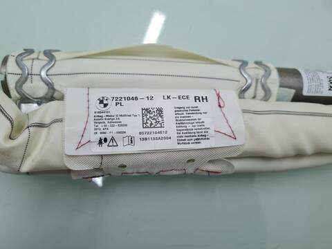 Foto 2ª: Airbag Cortina Delantero Derecho Bmw Serie 3 315 316D 116CV 85KW [N47D20C] (2013)