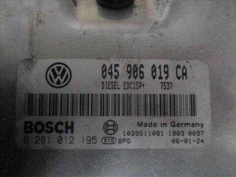 Foto 2ª: Centralita Motor ECU Volkswagen Polo 1.4 TDI 80CV 59KW [BNV] (2006)