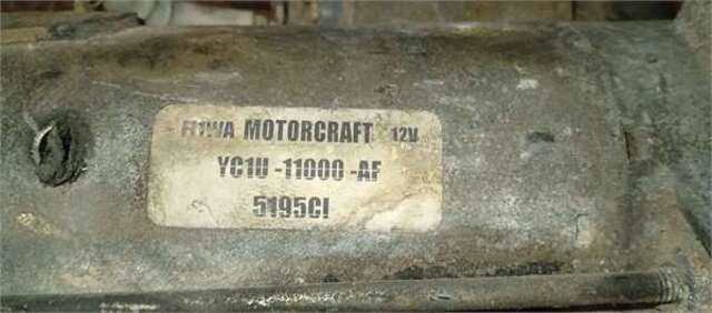 Foto 2ª: Motor de Arranque Ford Transit 2.0 FT 260 2.0 CORTO [2.0 LTR. - 92 KW TDCI CAT] COMBI (FY)(2000 _)