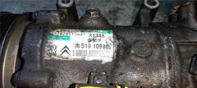 Compresor Aire Acondicionado Peugeot 207 1.4 CONFORT [1.4 LTR. - 65 KW 16V CAT (KFU - ET3J4)]