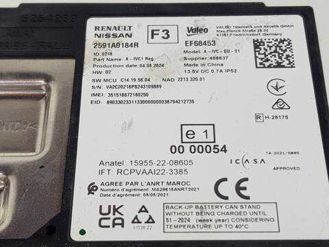 Foto 3ª: Centralita Motor ECU Dacia Sandero EXPRESSION (2022)