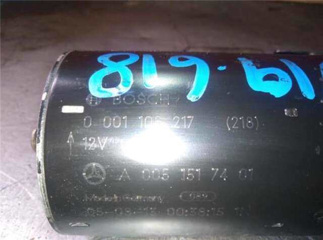 Motor de Arranque Mercedes Clase A 140 2.0 A 180 CDI (169.007) [2.0 LTR. - 80 KW CDI CAT]