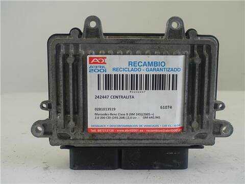 Centralita Motor ECU Mercedes Clase B 150 2.0 200 CDI 245.208) 140CV 103KW