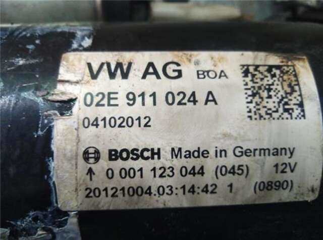 Motor de Arranque Audi Tt 2.0 TDI QUATTRO COUPE [2.0 LTR. - 125 KW 16V TDI]