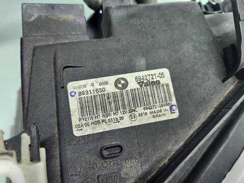 Foto 3ª: Faro Izquierdo Bmw Serie 3 315 325I BERLINA 218CV 160KW [N52B25A] (2005)