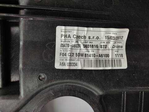 Foto 3ª: Elevalunas Manual Trasero Izquierdo Hyundai i30 1.4 99CV 73KW [G4FA] (2012)