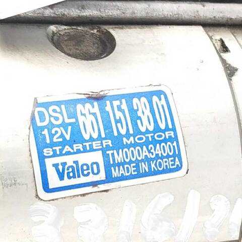 Foto 3ª: Motor de Arranque Ssangyong Actyon 200 XDI 4WD (2005)