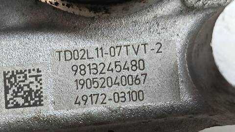 Foto 3ª: Turbocompresor Citroen Berlingo TALLA M LIVE 102CV 75KW FURGON [YH01] (2019)