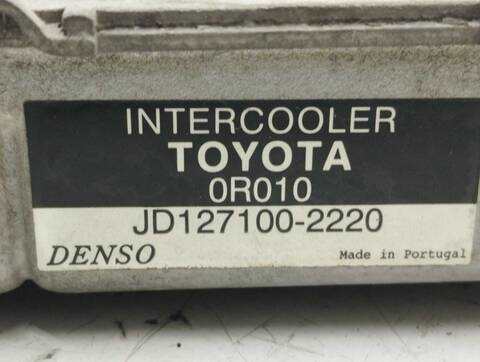 Foto 2ª: Intercooler Toyota Avensis 2.2 D-4D CLEAN POWER EXECUTIVE BERLINA 5-PTAS.) 177CV 130KW [D 2AD] (2006)