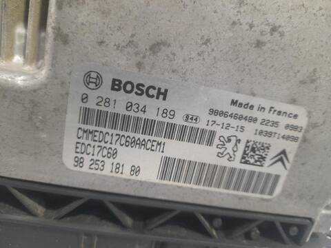 Foto 3ª: Centralita Motor ECU Peugeot Expert 1.6 BLUE-HDI FAP 95CV FURGON [BH02] (2016)