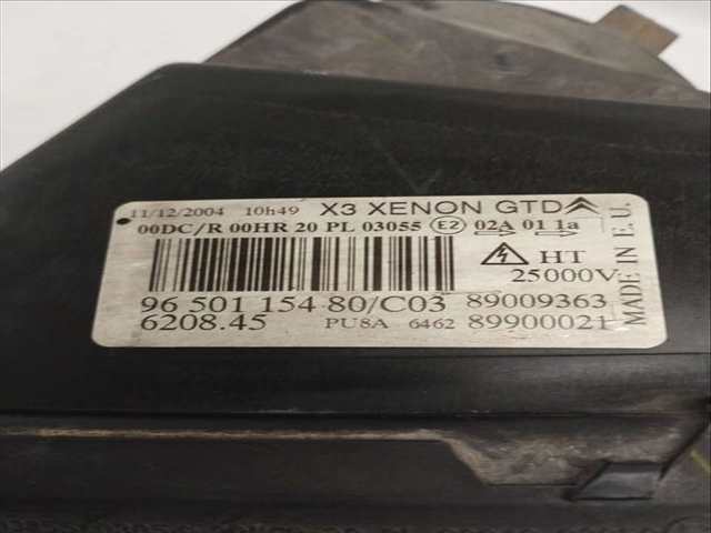 Foto 2ª: Faro Izquierdo Citroen C5 EXCLUSIVE BERLINA 136CV 100KW [RHR] (2005)