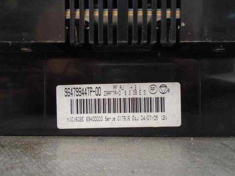 Foto 3ª: Mando Climatizador Peugeot 607 BASICO 133CV 98KW [4HX] (2005)