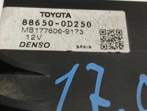 Foto 4ª: Centralita Aire Acondicionado Toyota Yaris 1.4 TD CAT 90CV 66KW [1ND] (2009)
