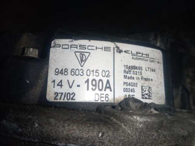 Alternador Porsche Cayenne 4.5 S [4.5 LTR. - 250 KW V8 CAT]