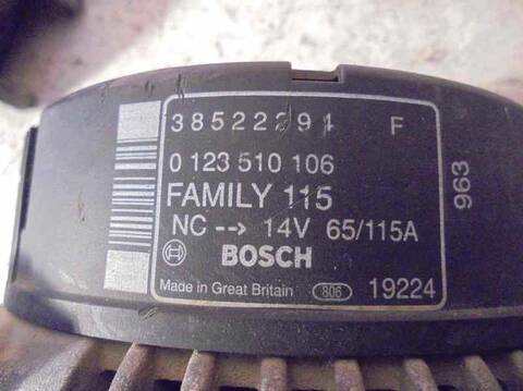 Foto 3ª: Alternador Chrysler Voyager 2.5 TD 116CV 85KW (1995)