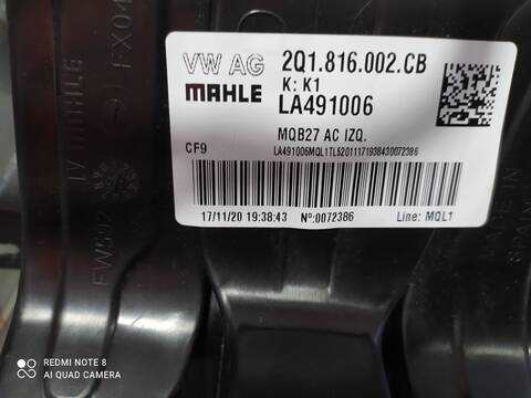 Foto 3ª: Evaporador Aire Acondicionado Seat Ibiza 1.6 TDI 115CV 85KW [DGT] (2017)