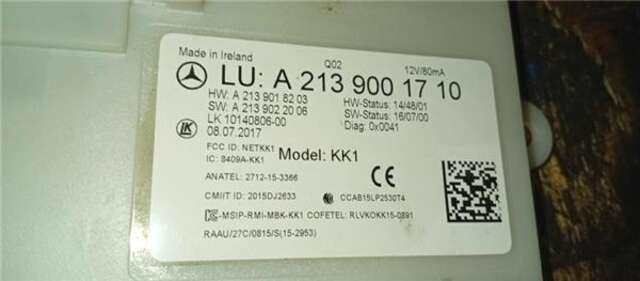 Foto 2ª: Centralita Motor ECU Mercedes Clase E 180 2.0 E 220 D (213.004) [2.0 LTR. - 143 KW CDI CAT]