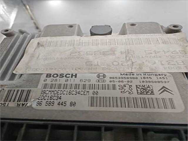 Foto 2ª: Centralita Motor ECU Peugeot 307 1.6 D-SIGN [1.6 LTR. - 80 KW 16V CAT (NFU - TU5JP4)] [9HY]