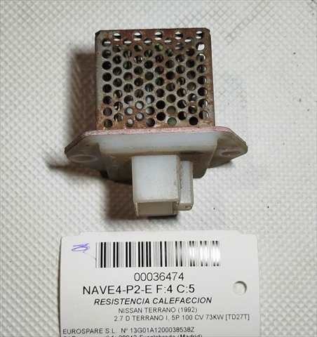 Calefacción Nissan Terrano 2.7 D TERRANO I, 5P 100 CV