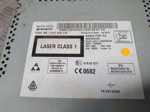 Foto 3ª: Sistema GPS Nissan Pulsar TEKNA 110CV 81KW [K9KA636] (2014)