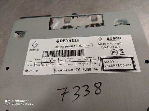 Foto 2ª: Sistema Audio Radio CD Renault Fluence EXPRESSION 106CV 78KW [K9K832] (2010)