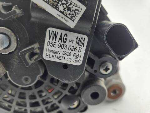 Foto 4ª: Alternador Volkswagen T-Cross LIFE 116CV 85KW [DKRF] (2020)