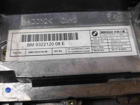 Foto 3ª: Sistema GPS Bmw Serie 3 315 320D ADVANTAGE 190CV 140KW [B47D20A] (2015)