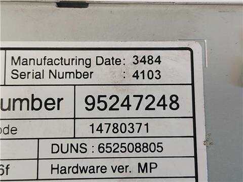 Foto 3ª: Pantalla Multifuncion Opel Astra 1.4 TURBO 140CV 103KW [A 14 NET] (2012)