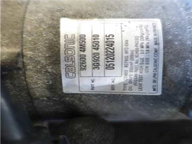 Foto 3ª: Compresor Aire Acondicionado Nissan Almera 1.8 114CV 84KW [G-QG18] (2000)