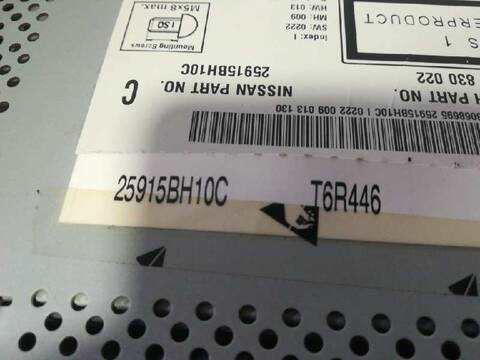 Foto 3ª: Sistema Audio Radio CD Nissan Qashqai TEKNA 150CV 110KW [M9R832] (2008)