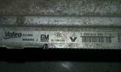 Foto 3ª: Intercooler Nissan Primastar 1.9 DCI DIESEL CAT 101CV 74KW [79Q U7] (2005)