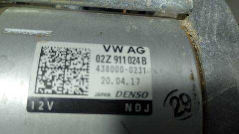 Foto 3ª: Motor de Arranque Volkswagen Golf EDITION 115CV 85KW [DDY] (2017)