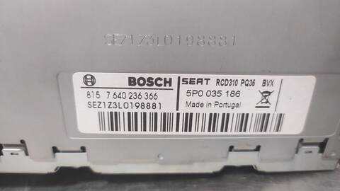 Foto 4ª: Sistema Audio Radio CD Seat Leon ERENCE 105CV 77KW [CAY] (2011)