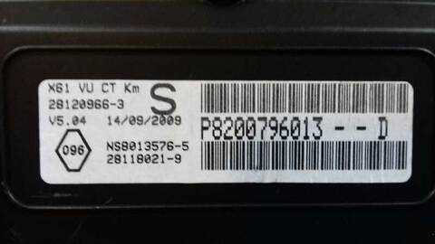 Foto 3ª: Cuadro de Instrumentos Renault Kangoo PROFESIONAL 68CV 50KW [K9KA800] (2009)