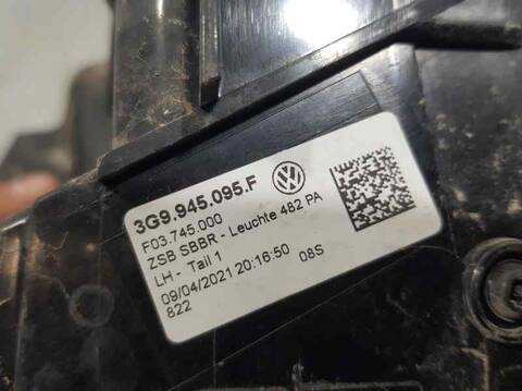 Foto 3ª: Piloto Trasero Izquierdo Volkswagen Passat BUSINESS 150CV 110KW [DTSB] (2021)