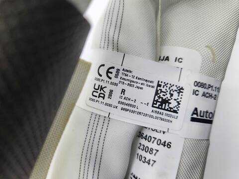 Foto 2ª: Airbag Cortina Delantero Derecho Renault Clio EQUILIBRE 100CV 74KW [K9K876] (2023)