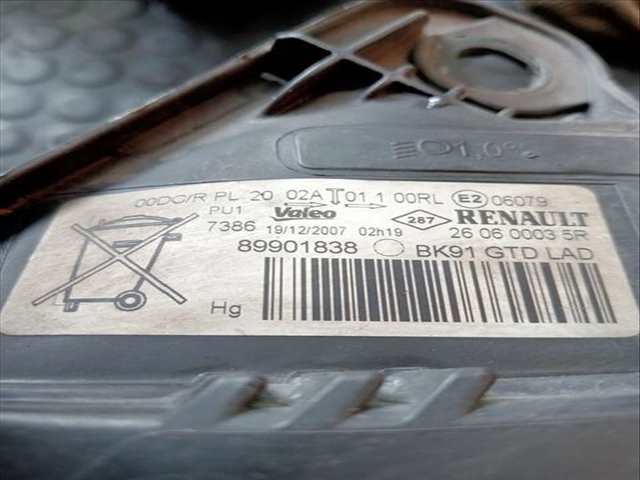 Foto 2ª: Faro Izquierdo Renault Laguna AUTHENTIQUE 1 DCI DIESEL 110CV (2007)