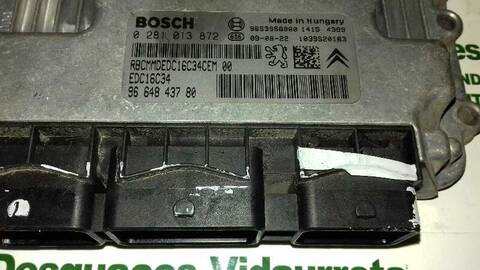 Foto 2ª: Centralita Motor ECU Citroen C3 1.6 16V HDI PICASSO 90CV 66KW [9HX] (2009)