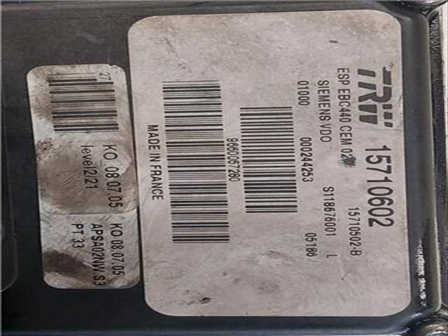 Foto 3ª: Abs Peugeot 407 2.0 HDI 135 136CV 100KW [RHR (DW10BTED4)] (2005)