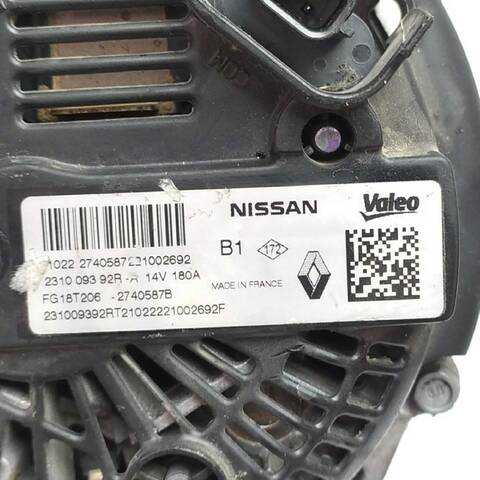 Foto 2ª: Alternador Dacia Dokker 1.5 DCI KEAJ KEAH) (2012)